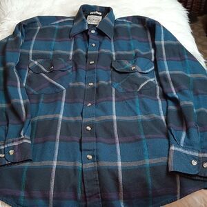 Vintagesaucatuck flannel‎ 100 Acyrlic Shirt L